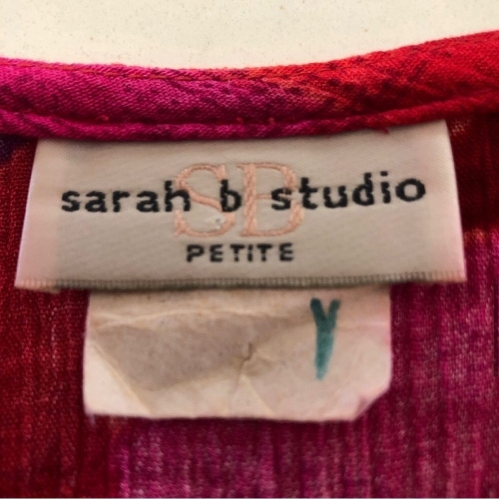 Vintage Sarah b studio blouse button front - Picture 10 of 16